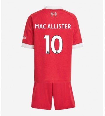 Liverpool Alexis Mac Allister #10 Replik Heimtrikot Kinder 2025-26 Kurzarm (+ Kurze Hosen)